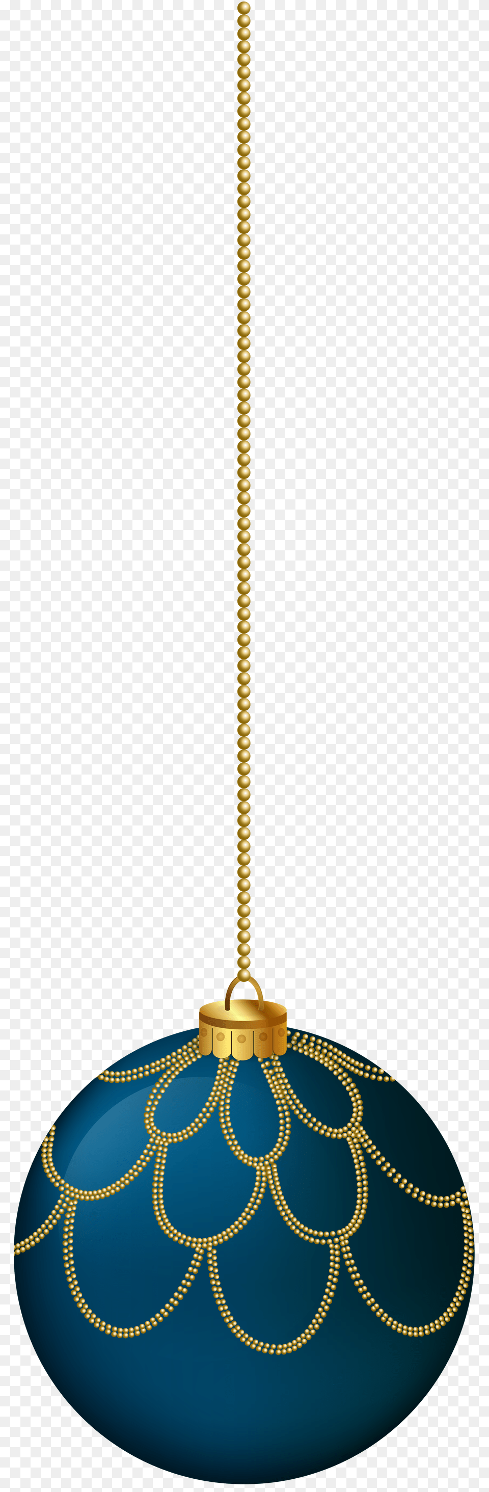 Blue Hanging Christmas Ball Clip, Gold, Smoke Pipe Free Png Download