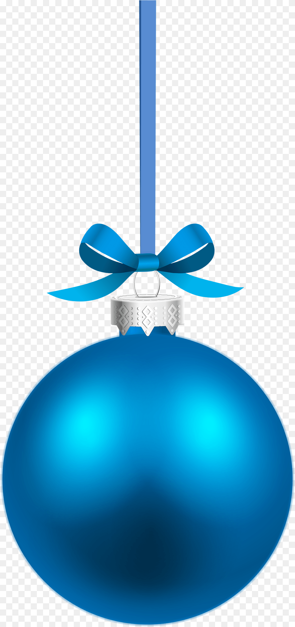Blue Hanging Christmas Ball Clipart Christmas Ball Blue, Accessories, Lighting Png