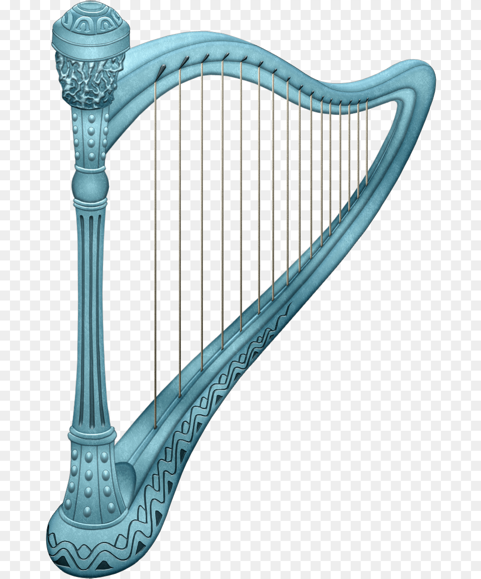 Blue Harp Clipart Picture Blue Harp Clipart, Musical Instrument, Animal, Dinosaur, Reptile Free Png