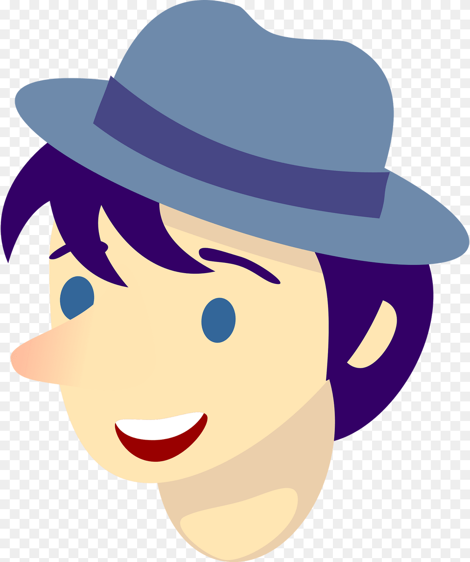 Blue Hat Hairy Head Clipart, Clothing, Sun Hat, Animal, Fish Png
