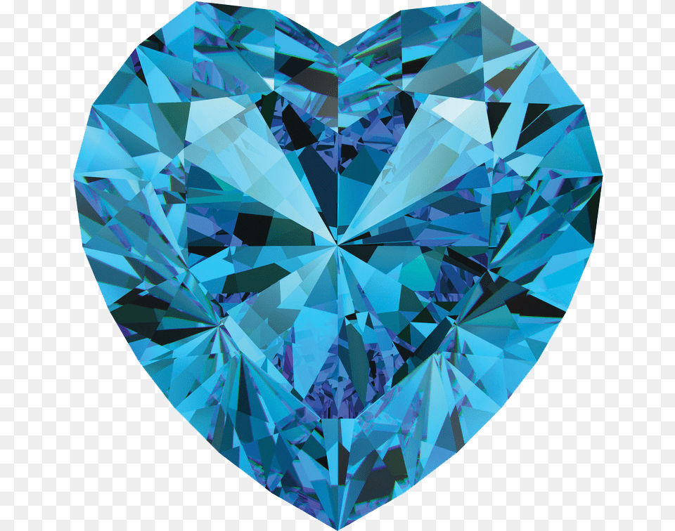 Blue Heart Boolavard Tm Fashion Osterreic Czech Crystal Heart, Accessories, Diamond, Gemstone, Jewelry Free Png