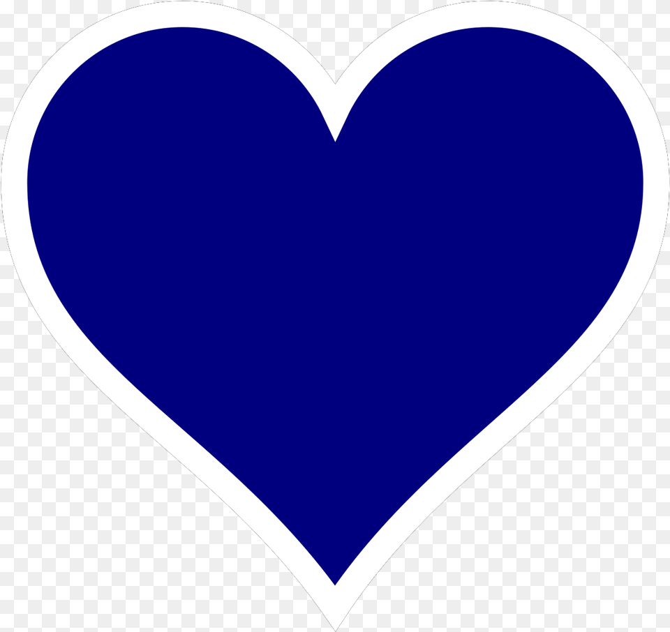 Blue Heart Clipart Transparent Background Dark Blue Heart Free Png Download