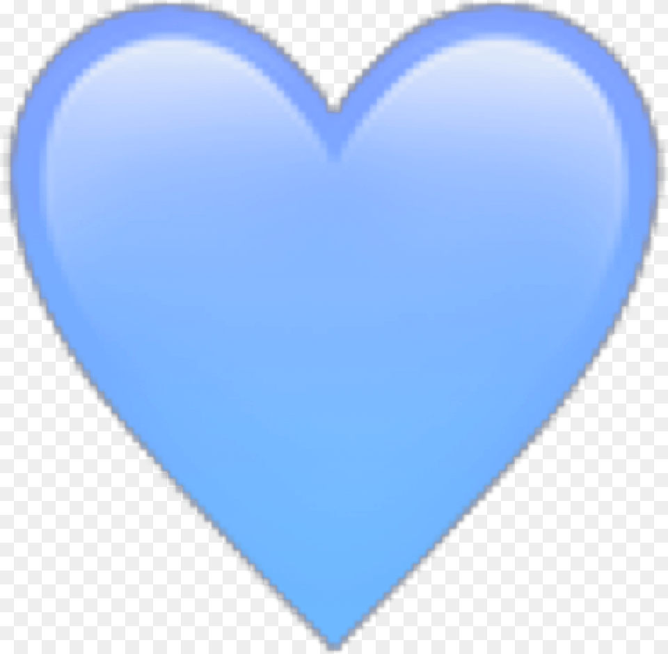 Blue Heart Emoji Aesthetic Pastel Vertical, Balloon Free Png