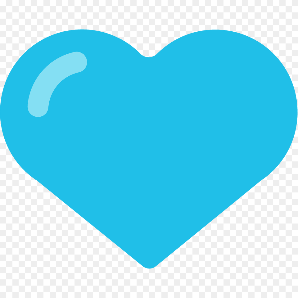 Blue Heart Emoji Clipart, Balloon Png Image