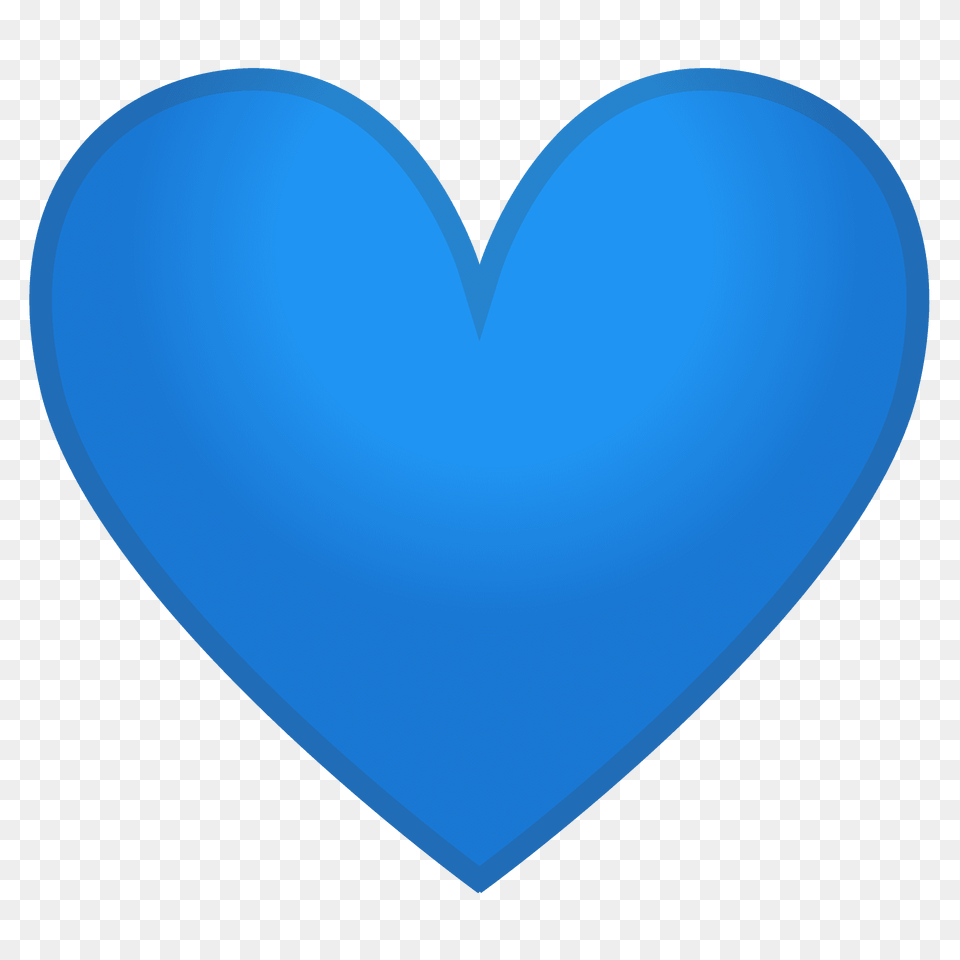 Blue Heart Emoji Clipart, Balloon Png