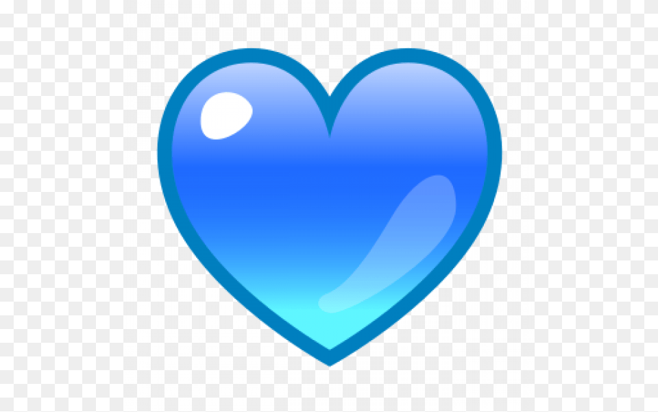 Blue Heart Emoji Emojidex Custom Service And Love Blue Heart Emoji, Balloon, Disk Free Png Download