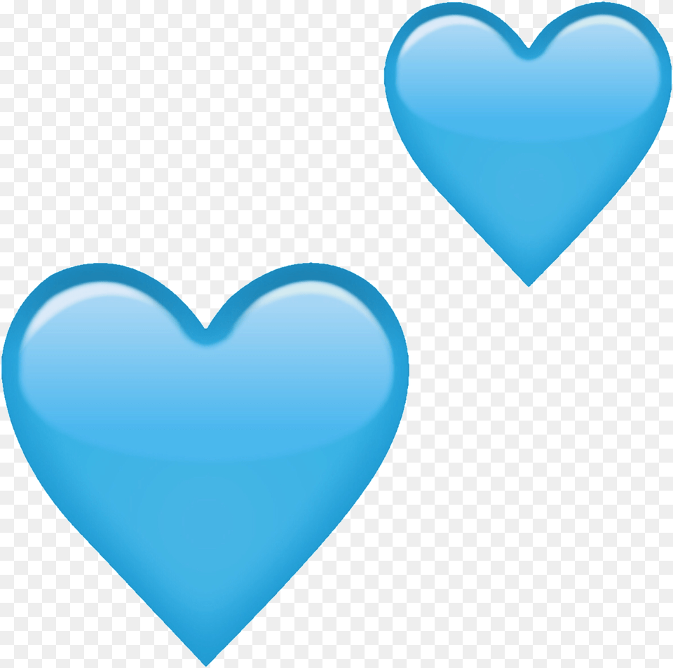 Blue Heart Emoji Pastel Blue Emoji Heart Free Transparent Png