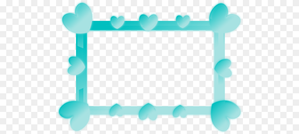 Blue Heart Frame 1 Image Picture Frame, Turquoise, Chess, Game, Balloon Free Transparent Png