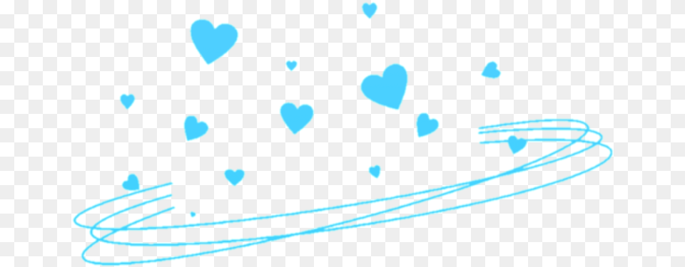 Blue Heart Hearts Crown Crowns Heartcrown Freetoedit Heart Free Png