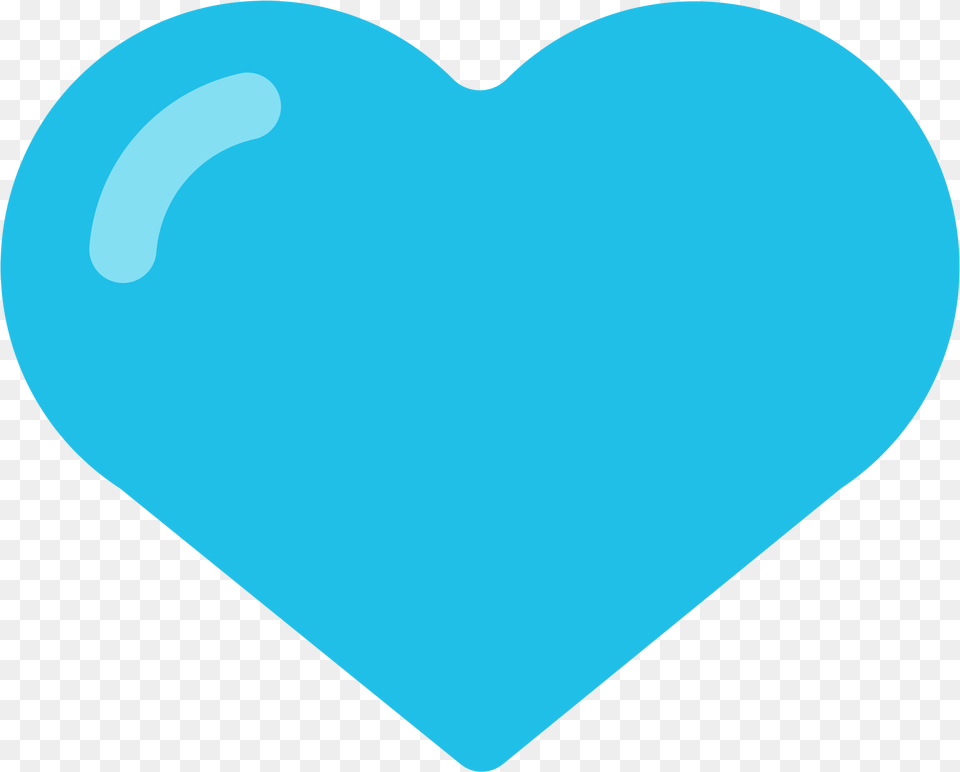 Blue Heart Id 7966 Emojicouk Blue Love Heart, Balloon Free Transparent Png