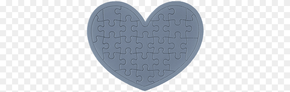 Blue Heart Jigsaw Puzzle Card Heart, Game, Jigsaw Puzzle Free Png Download