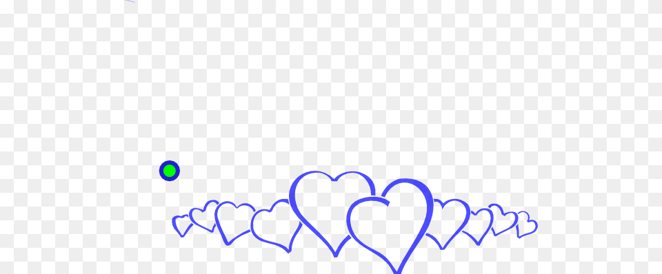 Blue Heart Line Clip Art Free Transparent Png