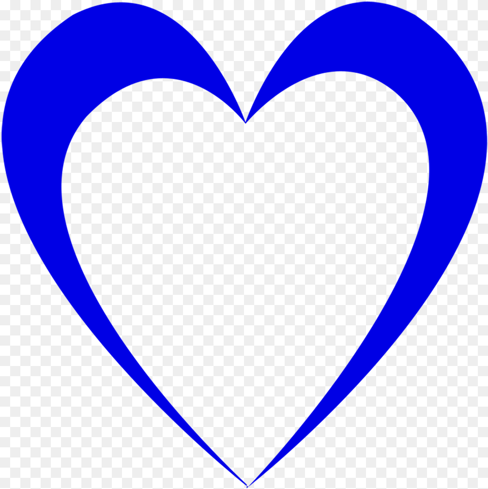 Blue Heart Outline Blue Heart Outline, Logo Png