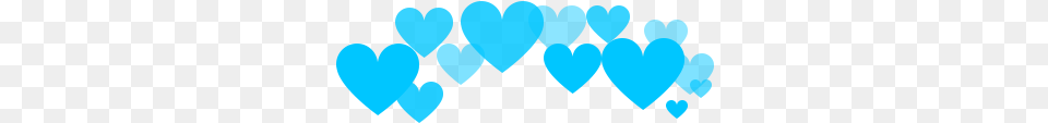 Blue Hearts And Overlay Image Blue Hearts Over Head, Heart, Baby, Person Free Transparent Png