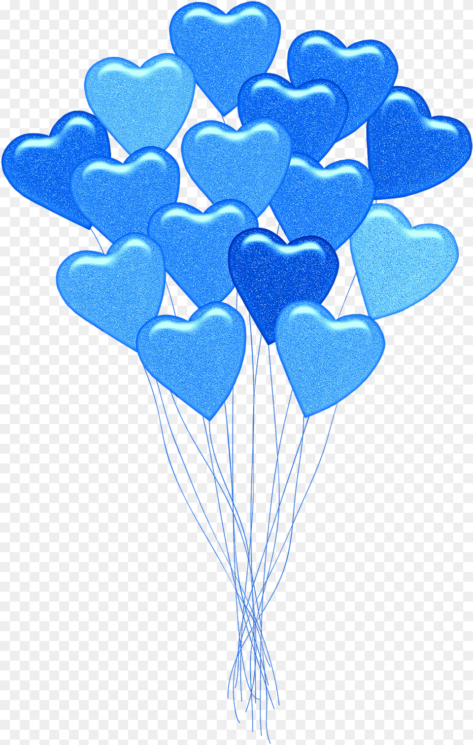 Blue Hearts Balo De, Plant, Balloon Png Image