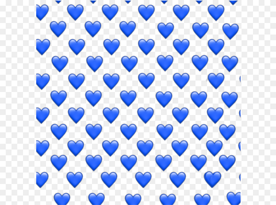 Blue Hearts Blueheart Emoji Emojis Blueemoji Orange Heart Emoji Background, Pattern Free Png