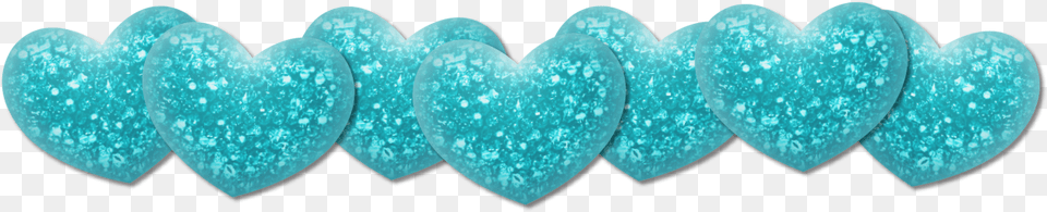Blue Hearts Line Of Blue Hearts, Turquoise, Nature, Outdoors, Astronomy Free Transparent Png