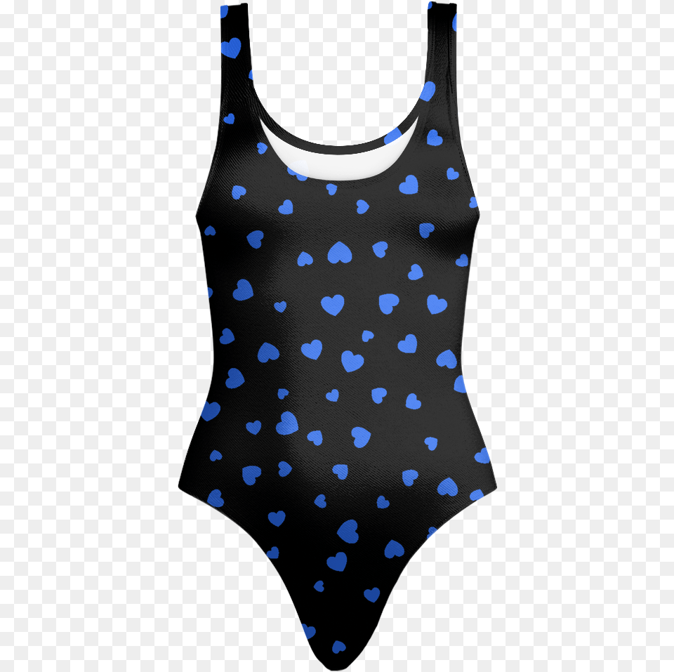 Blue Hearts Swimsuit Swimsuit, Clothing, Swimwear, Tank Top Png