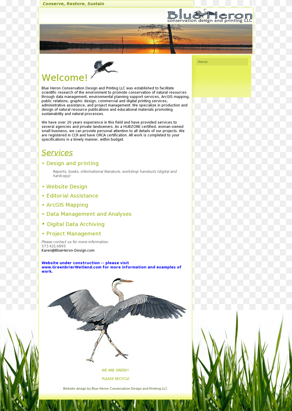 Blue Heron Conservation Competitors Revenue And Employees Seabird, Advertisement, Poster, Animal, Bird Free Png