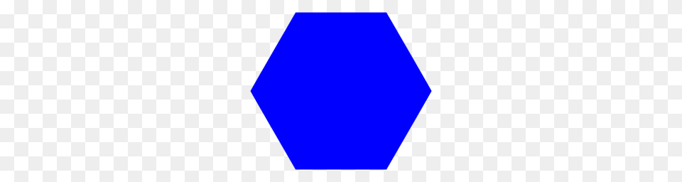 Blue Hexagon Icon Png Image