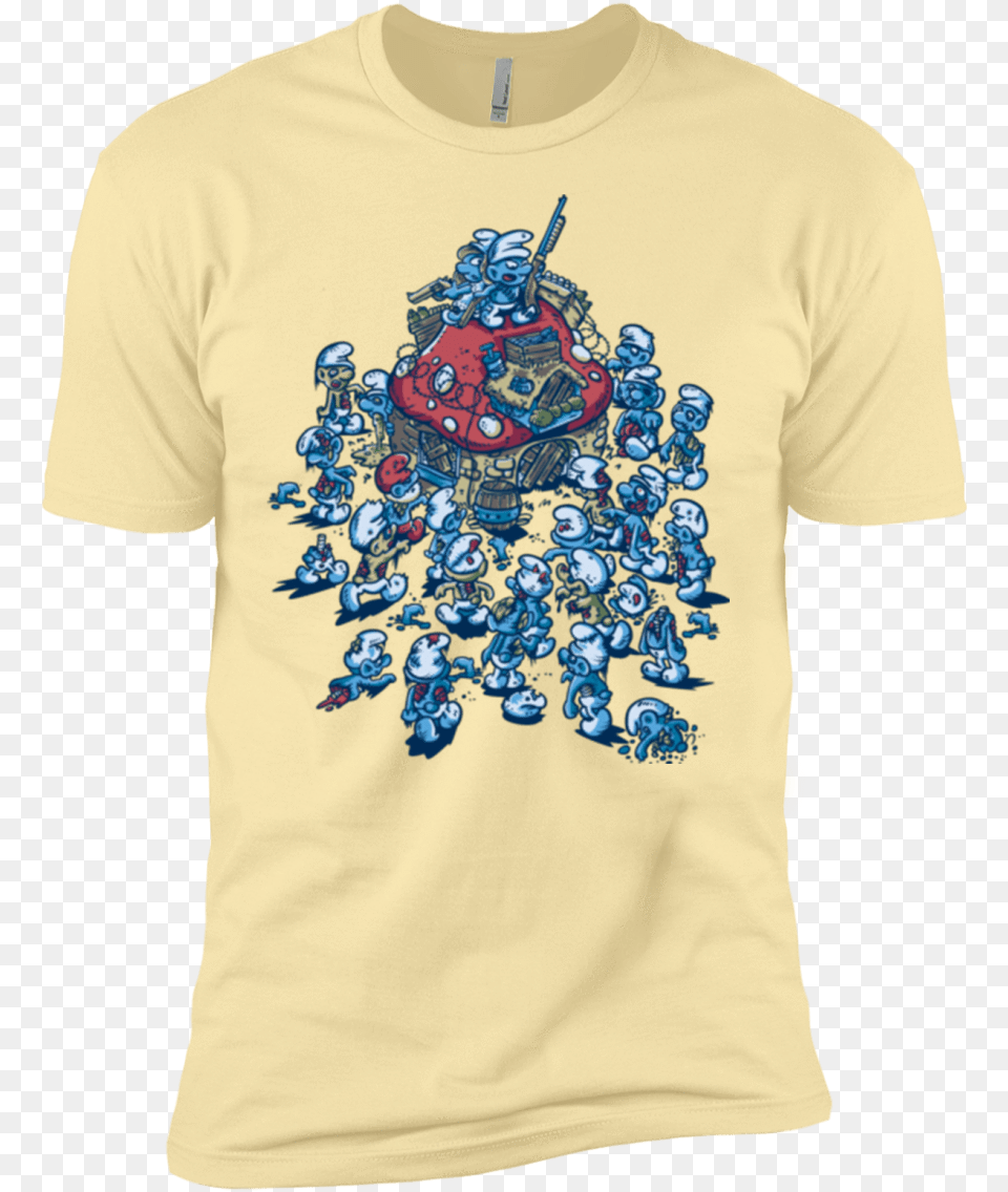 Blue Horde Men S Premium T Shirt T Shirt, Clothing, T-shirt, Pattern, Face Png Image