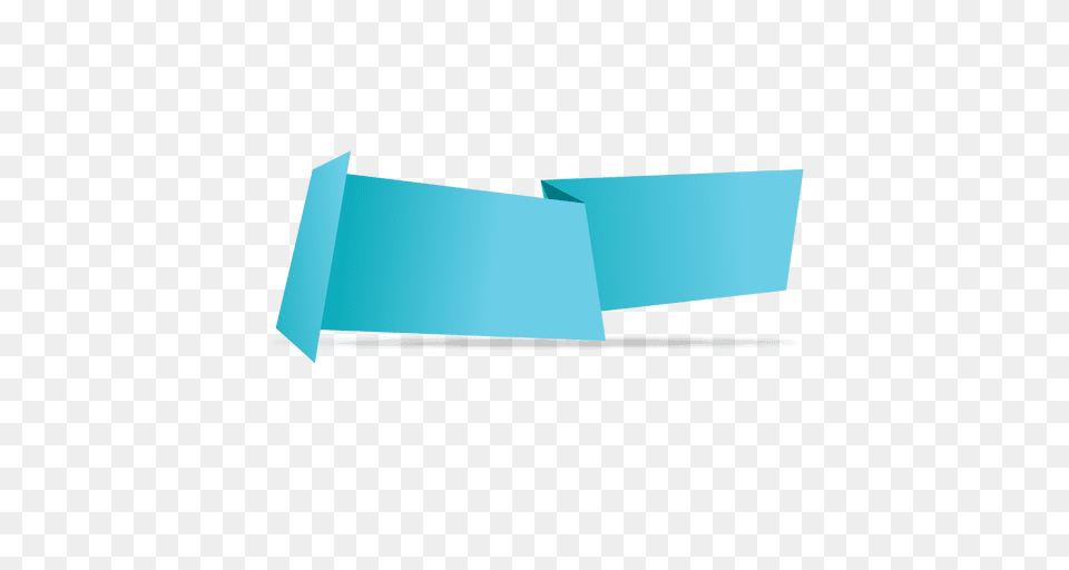 Blue Horizontal Origami Banner, Paper, Advertisement, Book, Publication Png