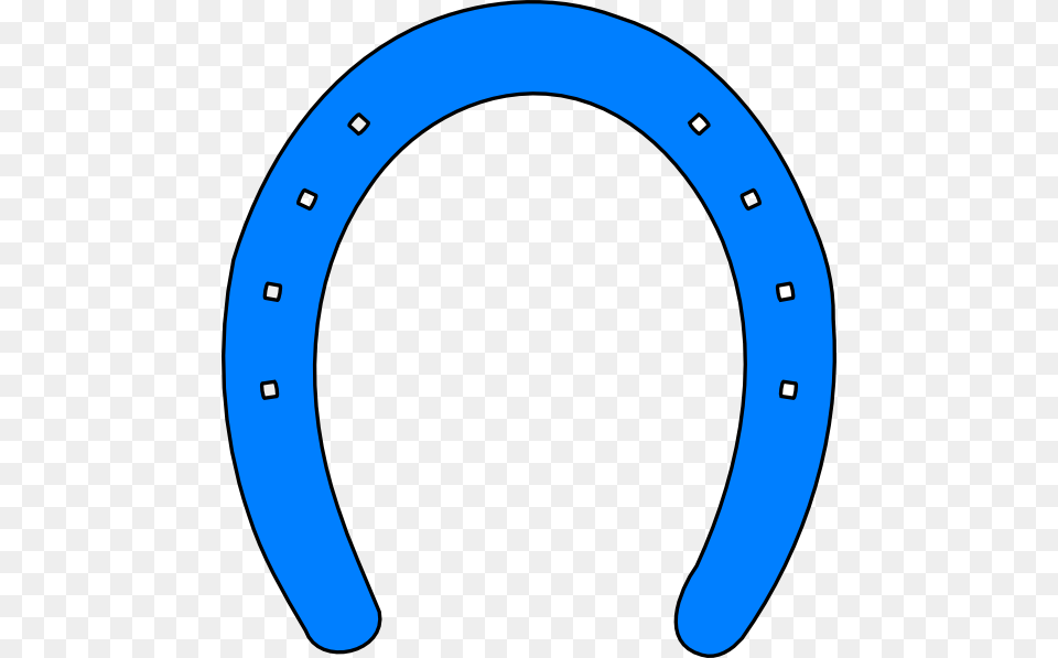 Blue Horseshoe Clipart, Clothing, Hardhat, Helmet Png Image