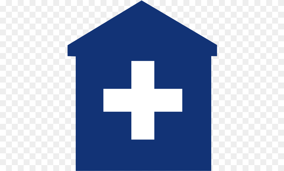 Blue Hospital Clipart, Cross, Symbol, First Aid, Outdoors Free Transparent Png