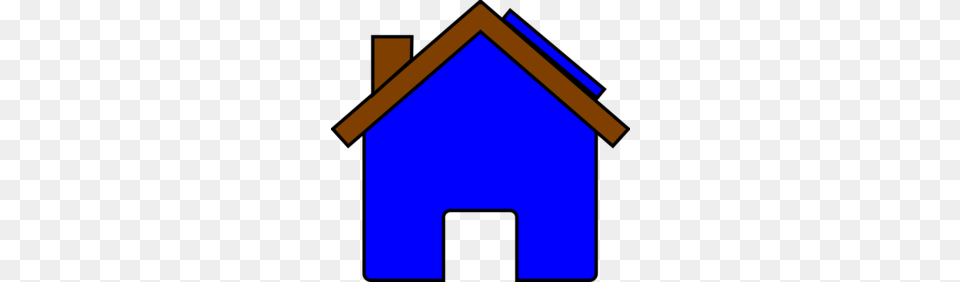 Blue House And Solar Panel Clip Art, Dog House, Den, Indoors, Kennel Free Transparent Png
