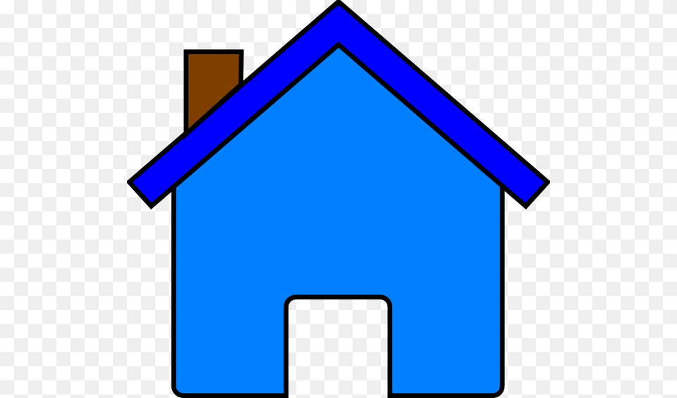 Blue House Clip Art, Dog House Free Png Download