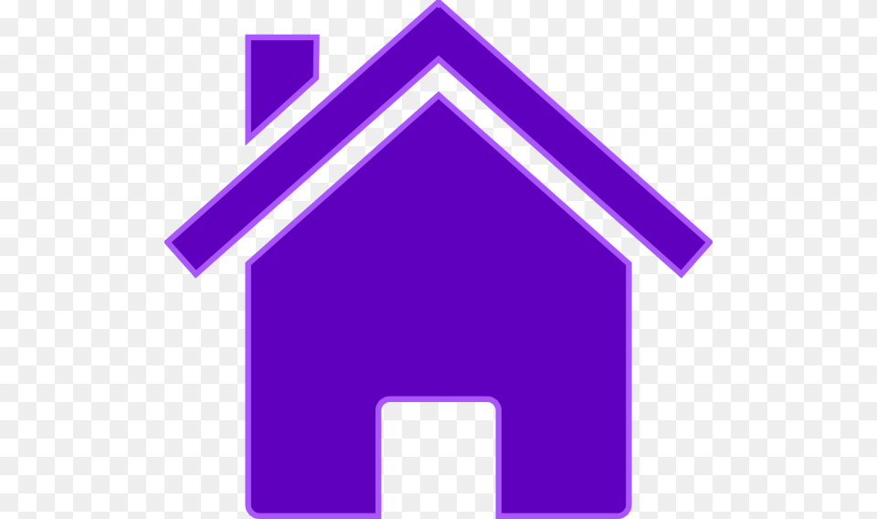 Blue House Icon Vector, Purple, Dog House Free Transparent Png
