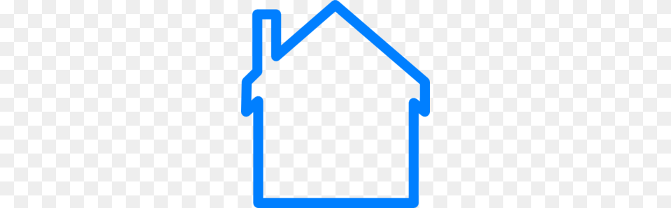 Blue House Outline Clip Art, Outdoors, Nature Free Transparent Png