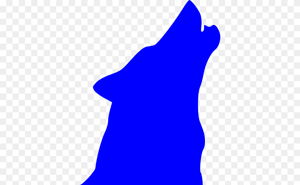 Blue Howling Wolf Clip Art, Silhouette, Animal, Fish, Sea Life Free Png Download