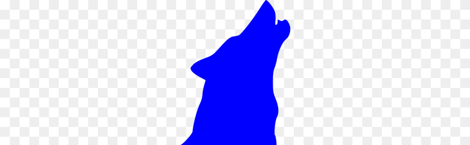 Blue Howling Wolf Clip Art For Web, Silhouette, Person, Outdoors, Clothing Free Png Download