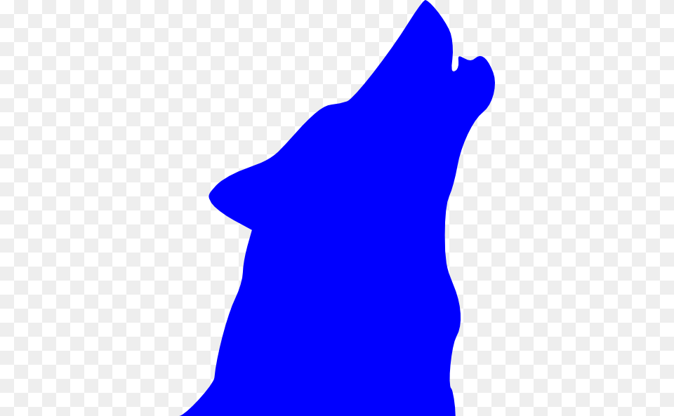 Blue Howling Wolf Svg Clip Arts 450 X 593 Px, Silhouette, Animal, Fish, Sea Life Png