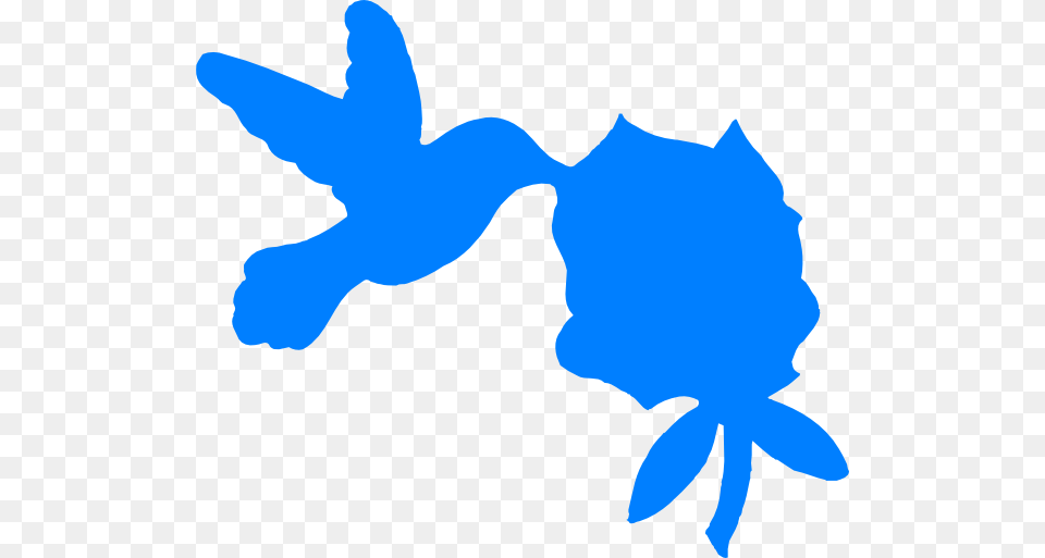Blue Hummingbird And Bush Clip Art, Clothing, Hat, Flower, Plant Free Transparent Png