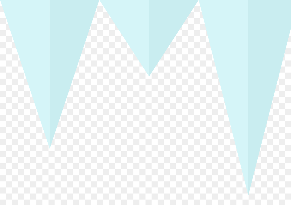 Blue Ice Spikes Clipart, Green, Triangle, Nature, Outdoors Png