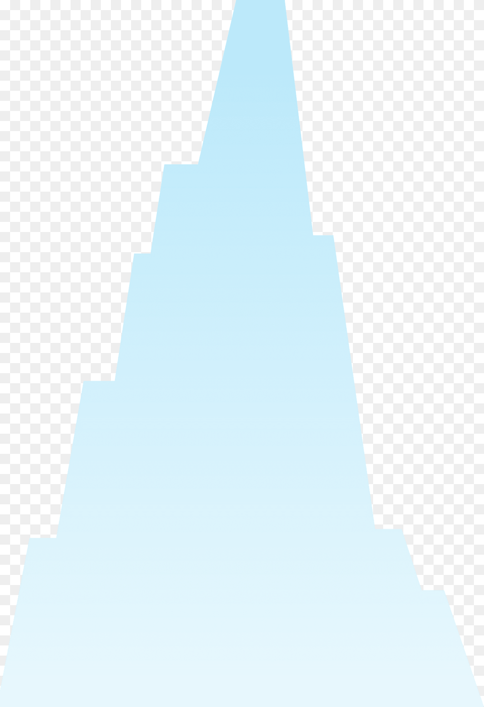 Blue Ice Spikes Clipart, Triangle Free Png Download