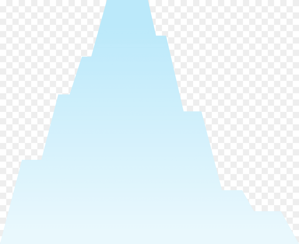 Blue Ice Spikes Clipart, Triangle Free Transparent Png