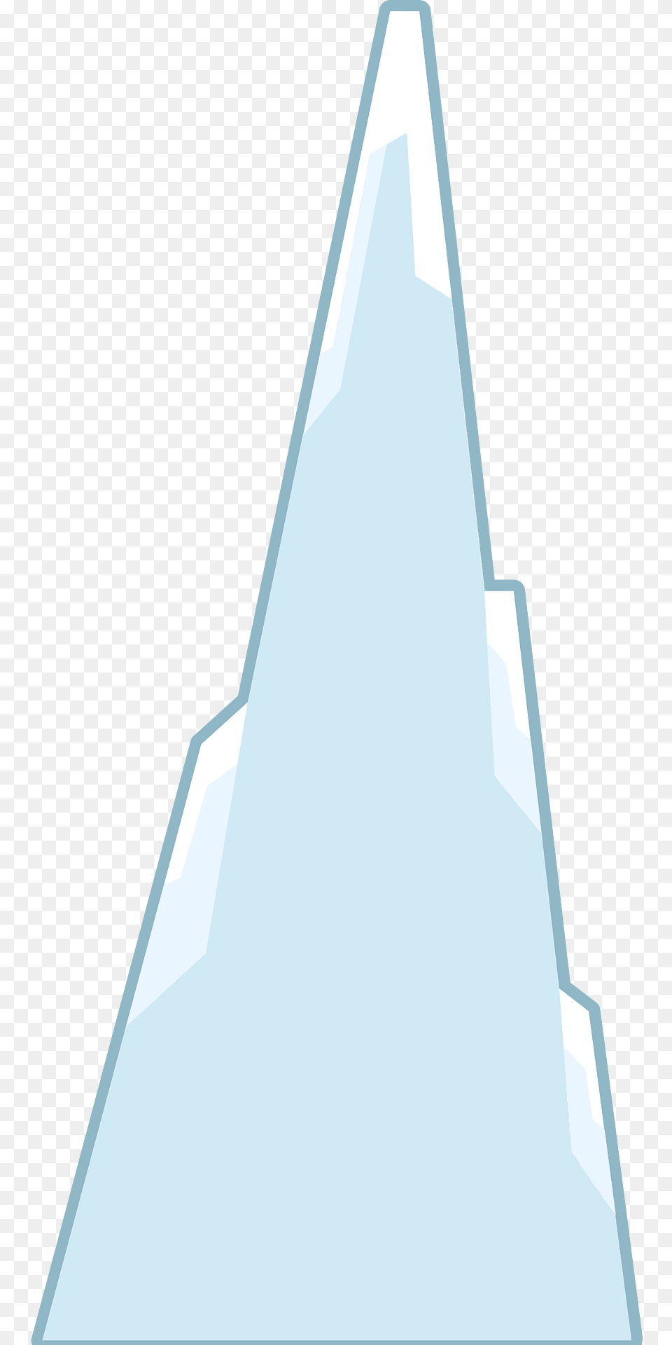 Blue Ice Spikes Clipart, Triangle, Lighting, Outdoors, Nature Png Image