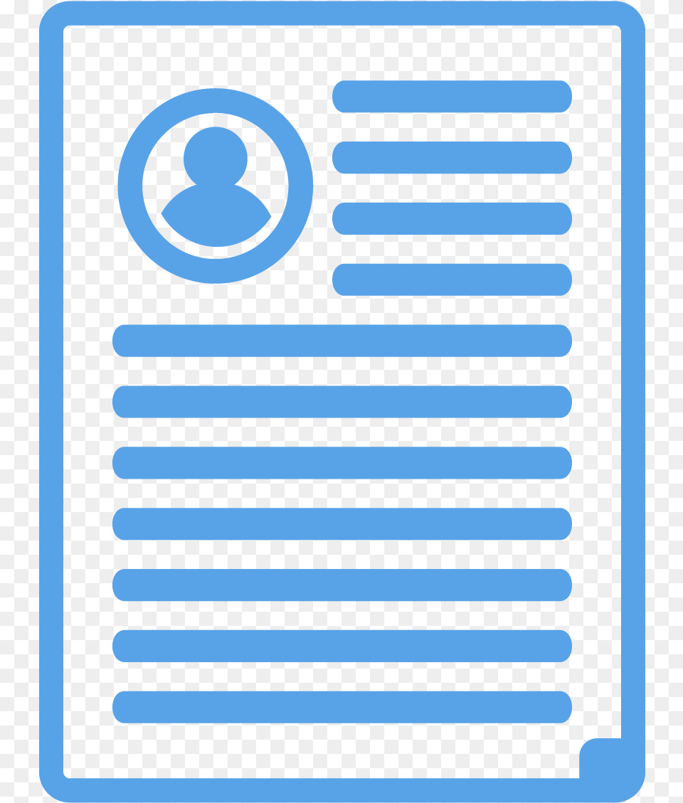 Blue Icons Resume Circle, Electronics Free Png