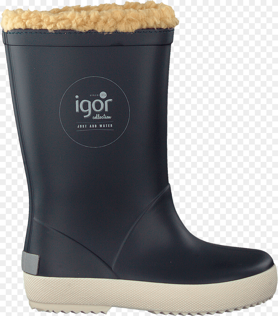 Blue Igor Rain Boots Splash Nautico Borrequitto Work Boots, Clothing, Footwear, Shoe, Boot Png Image