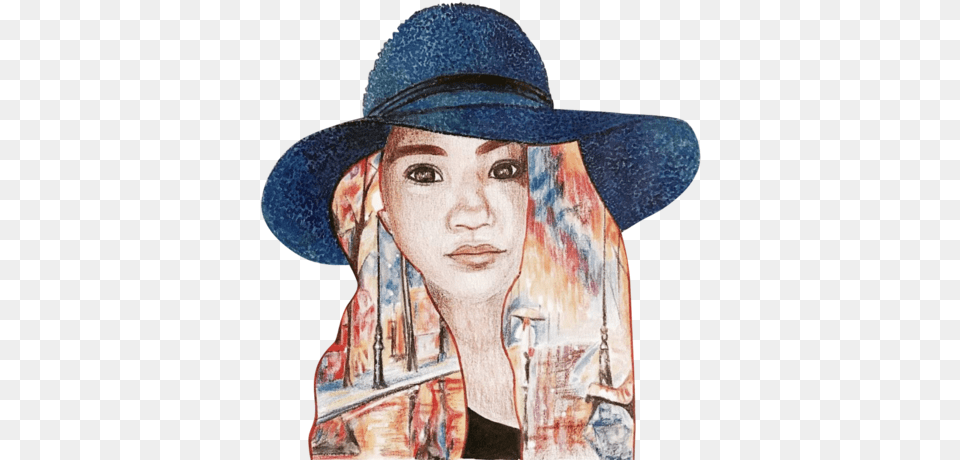 Blue Illustration, Art, Clothing, Hat, Sun Hat Free Png