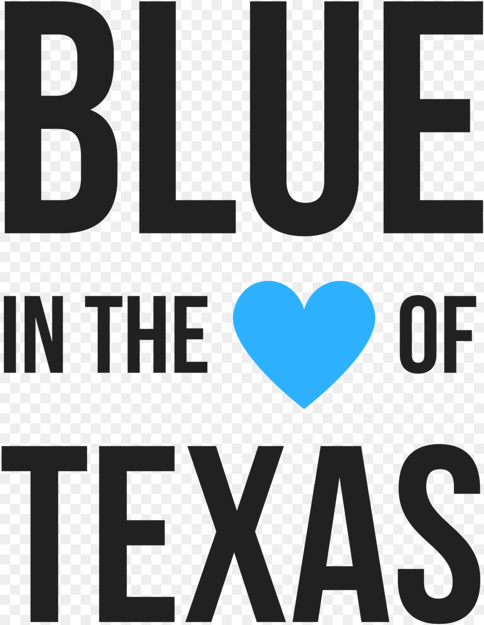 Blue In The Heart Of Texas Heart Free Png