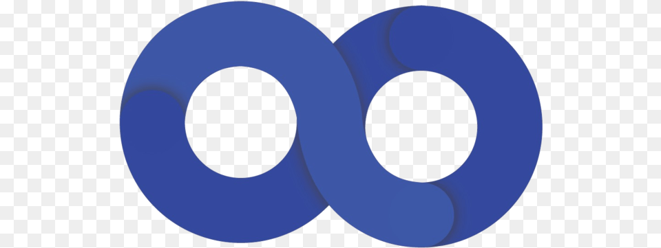 Blue Infinity Symbol, Disk, Text Png Image