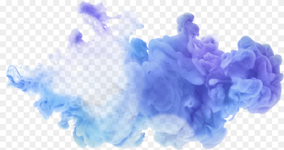 Blue Ink Cloud, Mineral, Plant, Smoke Free Transparent Png