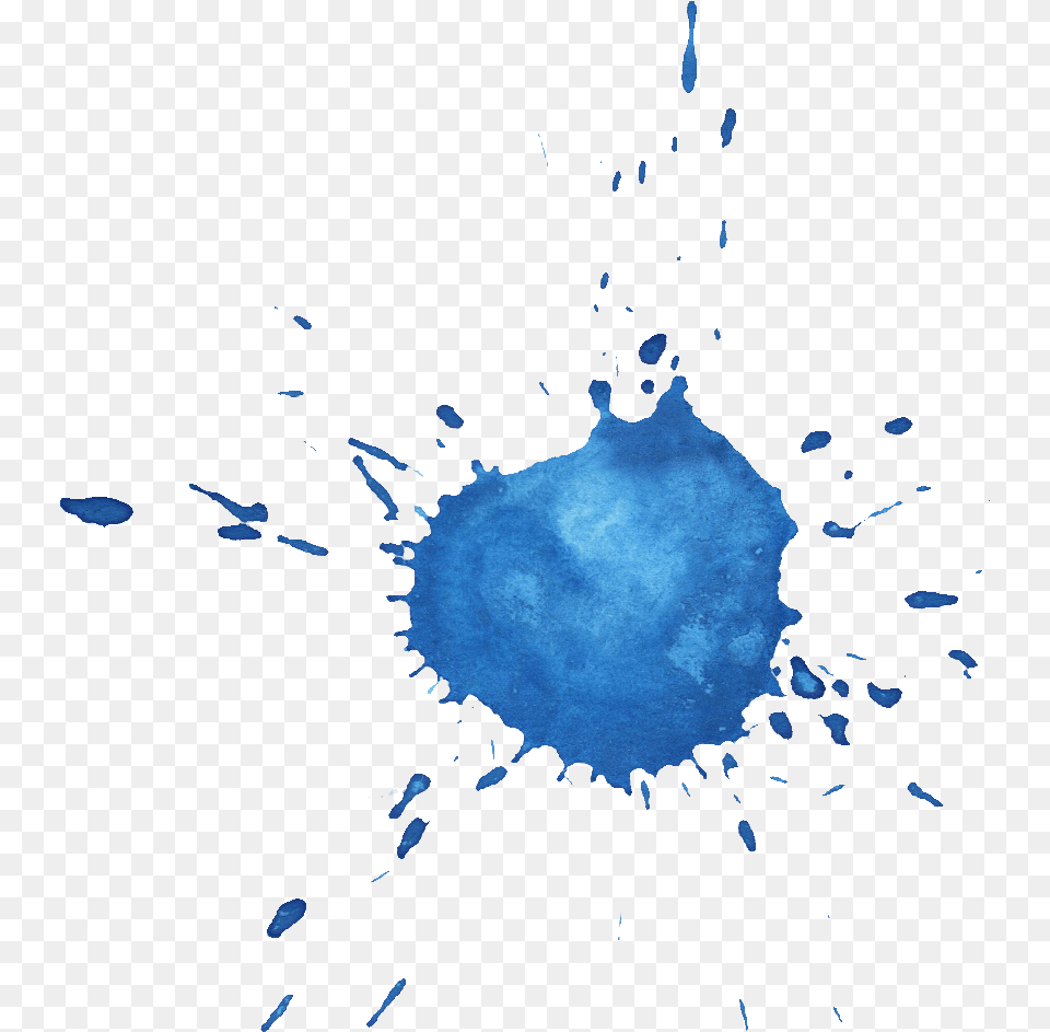 Blue Ink Drop, Outdoors, Nature, Stain, Hole Free Png