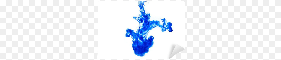 Blue Ink Drop Wall Mural U2022 Pixers We Live To Change Ink Dissolving In Water, Smoke, Cross, Symbol Free Png