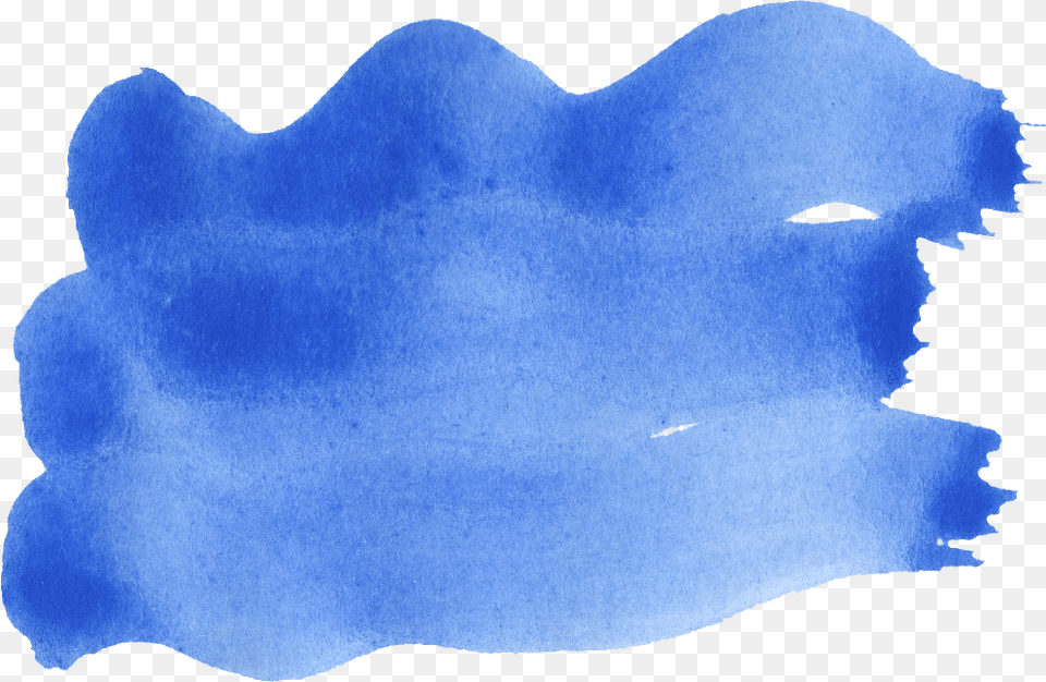 Blue Ink Paint Brush Watercolor Paint, Stain, Texture, Home Decor, Nature Free Png Download