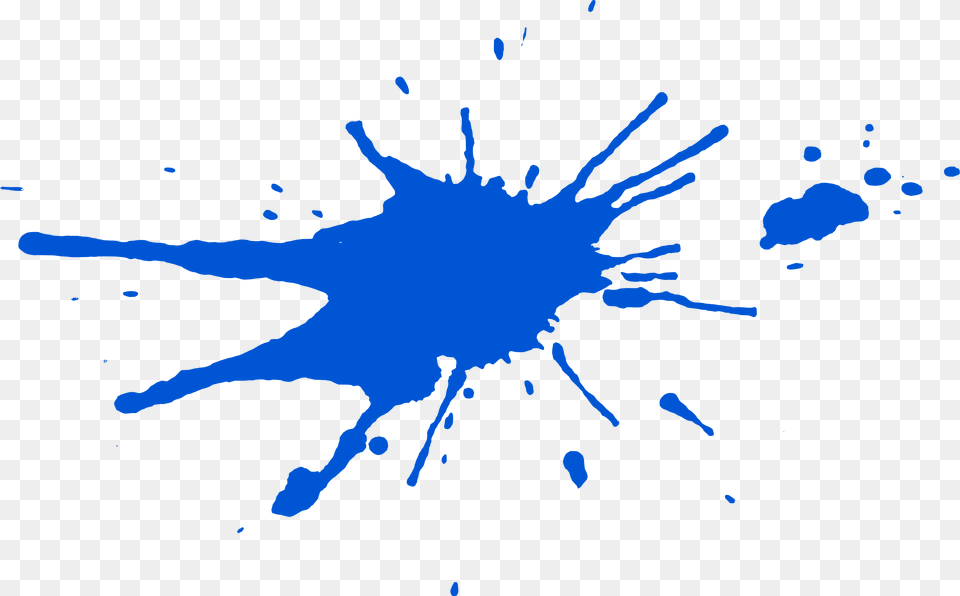 Blue Ink Splash, Stain, Person Png Image